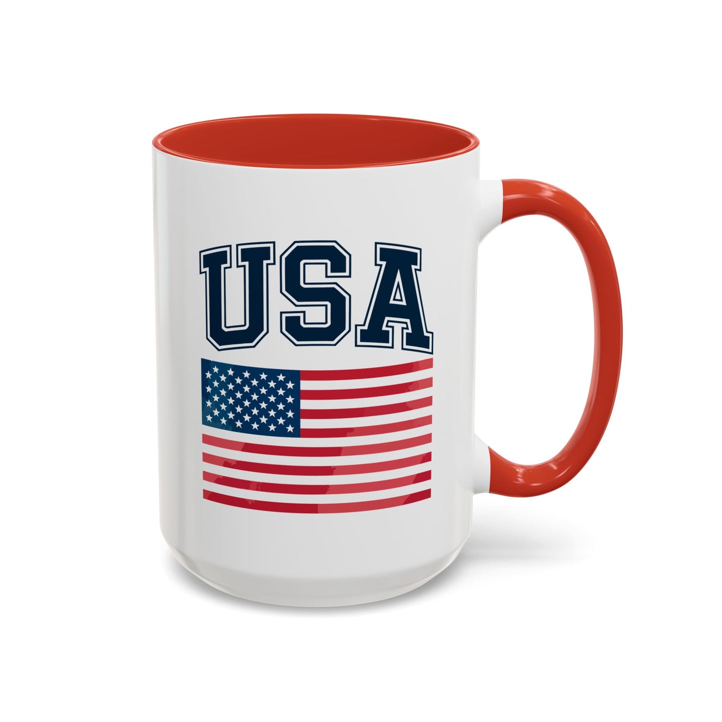 4th of July Mug - USA & Flag