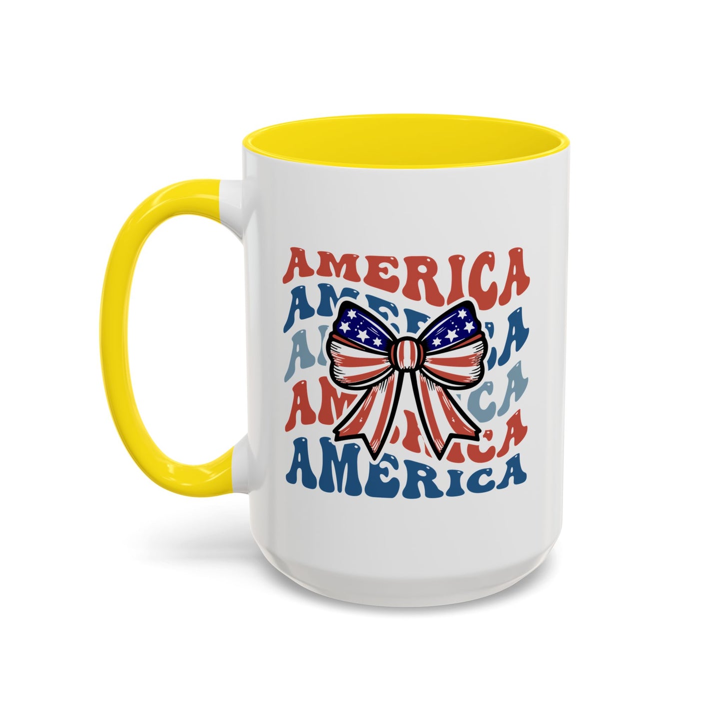 4th of July Mug - America Bow