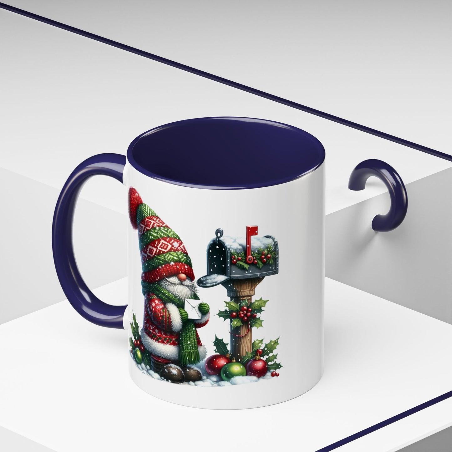 Christmas Mug - Gnome and Mail