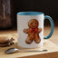 Christmas Mug - Gingerbread Man Red Bow
