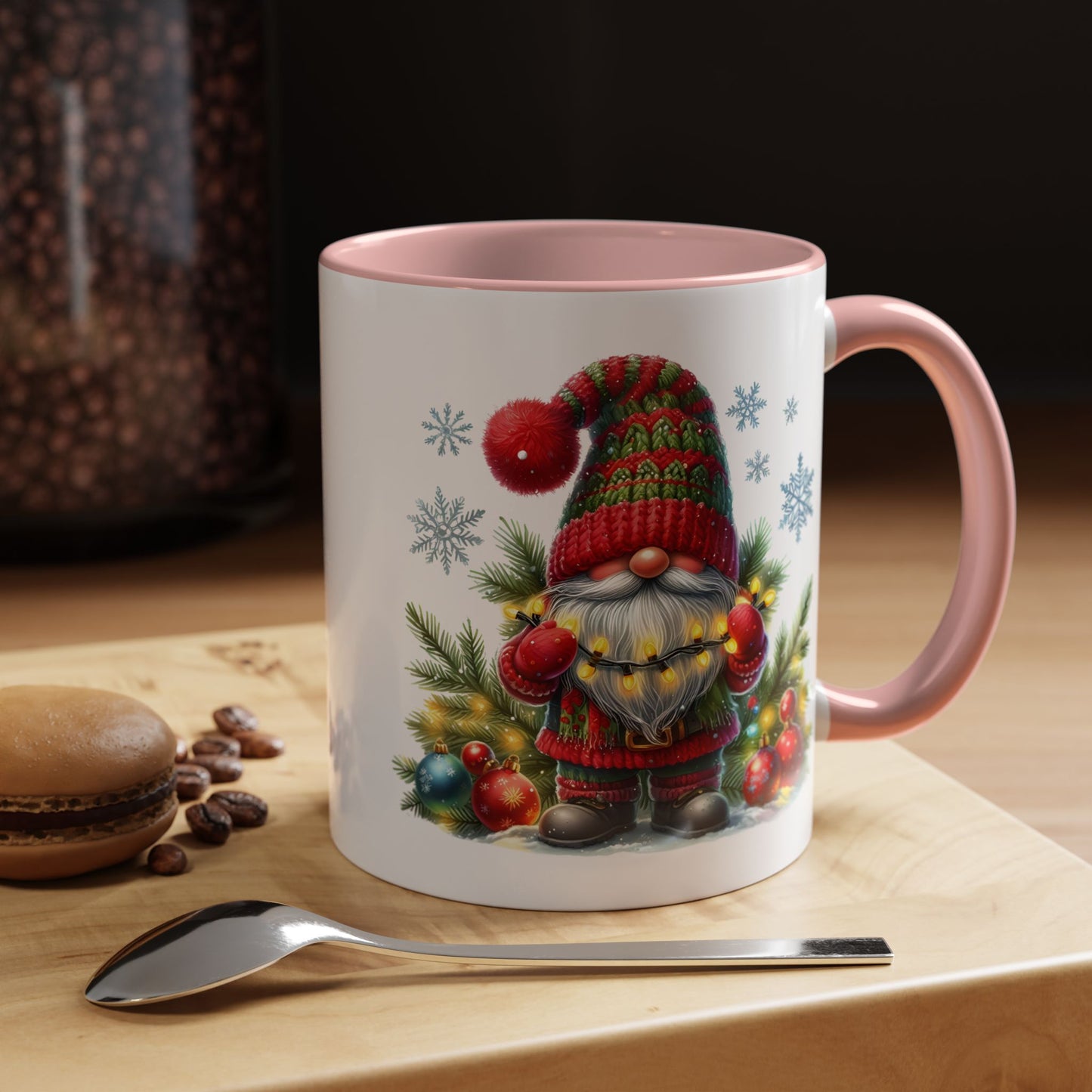 Christmas Mug - Gnome with Christmas Lights