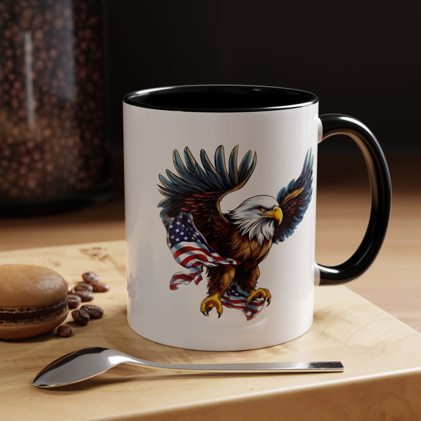 4th of July Mug - American Bald Eagle Flag 7