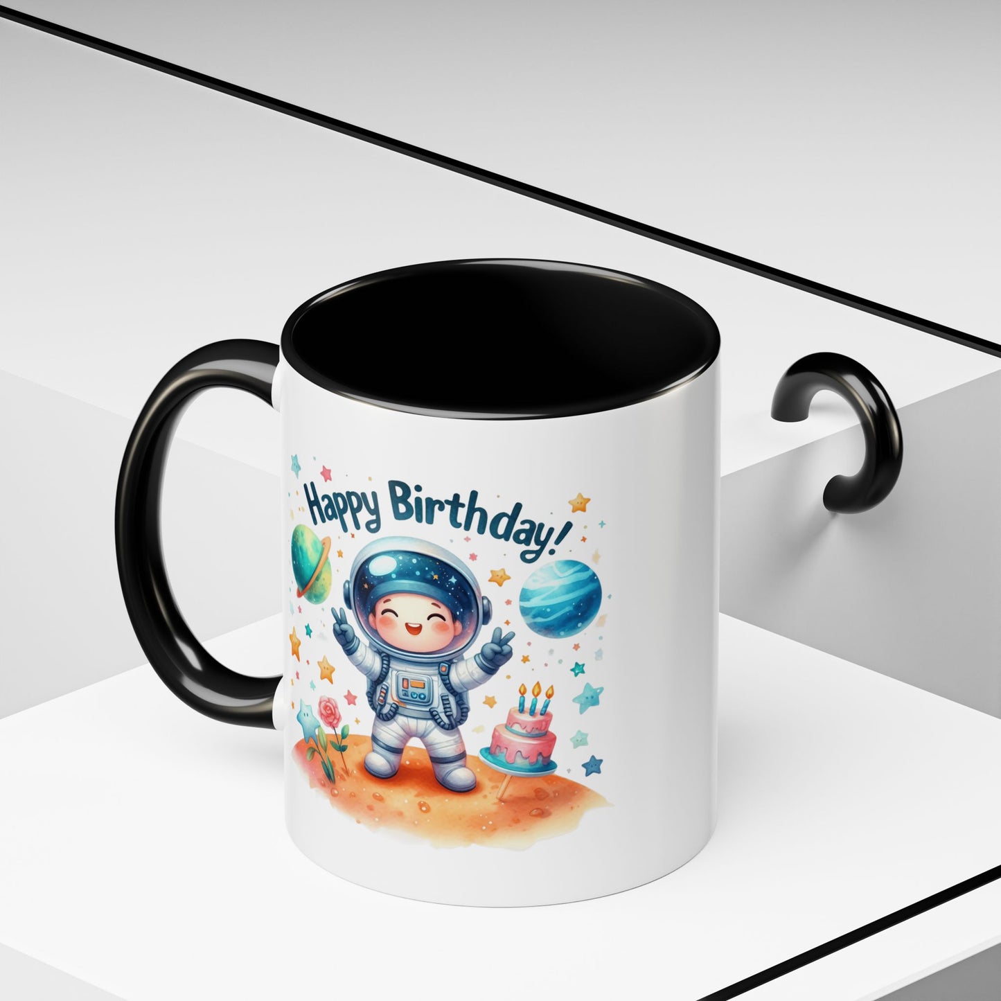 Birthday Mug - Happy Birthday Astronaut