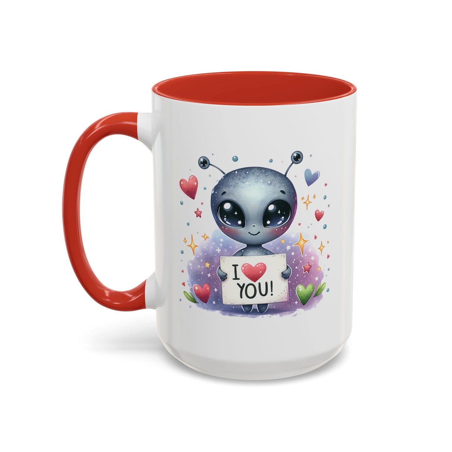 Valentine's Day Mug - I Love You Alien