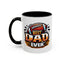 Father's Day Mug - Best Dad Ever Football