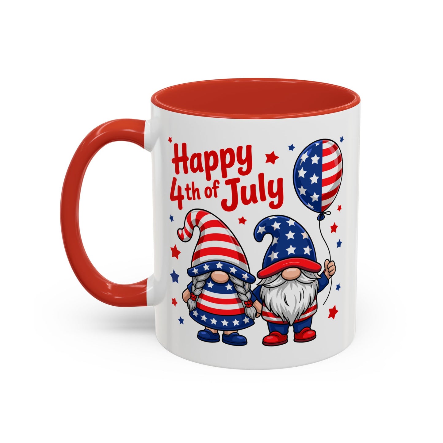 4th of July Mug - Happy 4th of July Gnomes