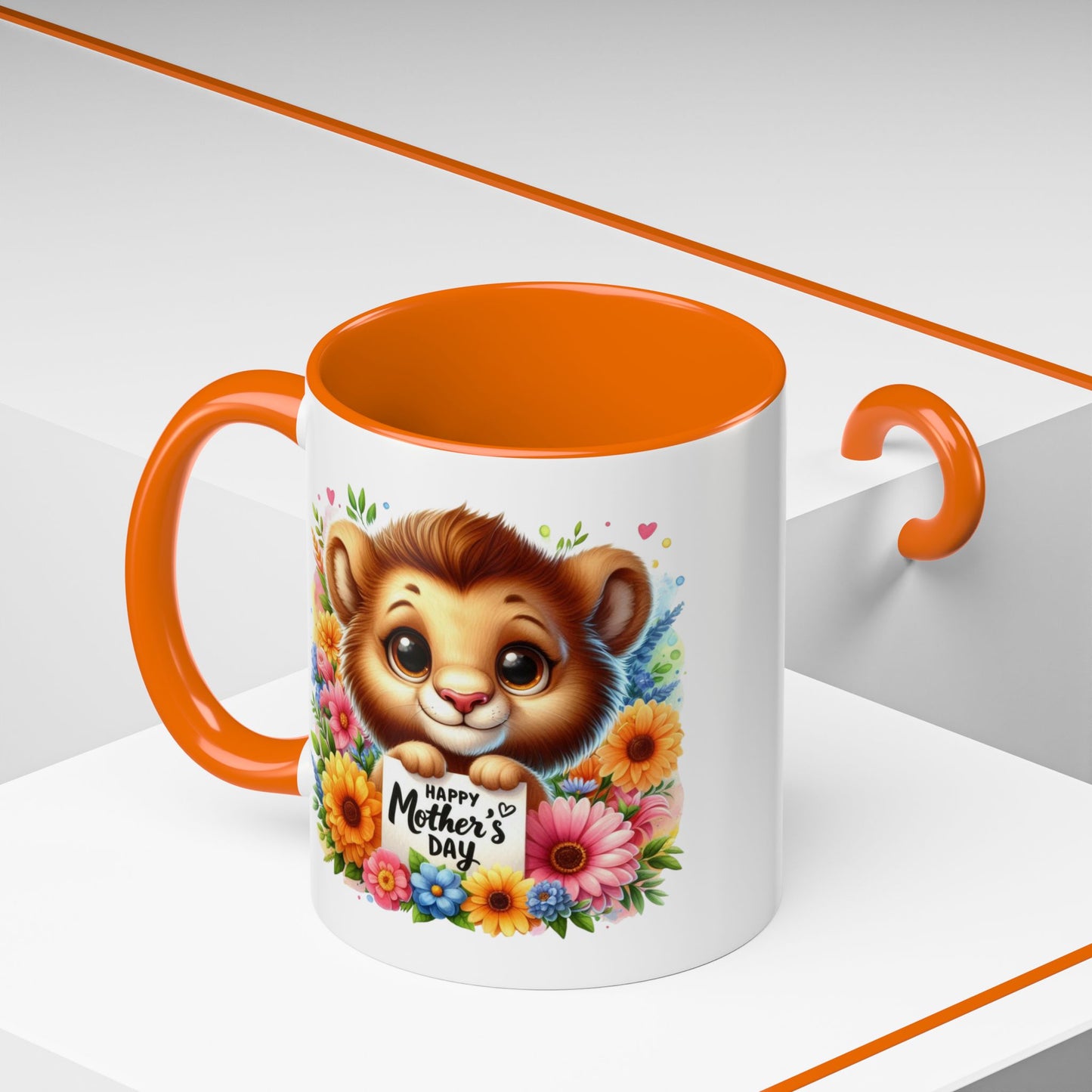 Mother's Day Mug - Happy Mother's Day Lion