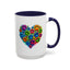 Animal Mug - Dog Paws Heart