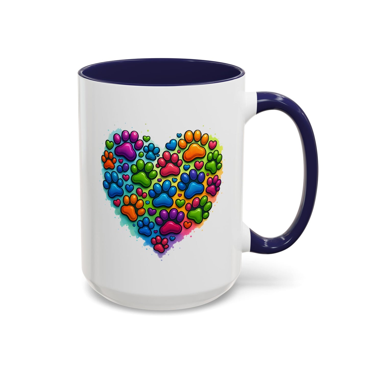Animal Mug - Dog Paws Heart