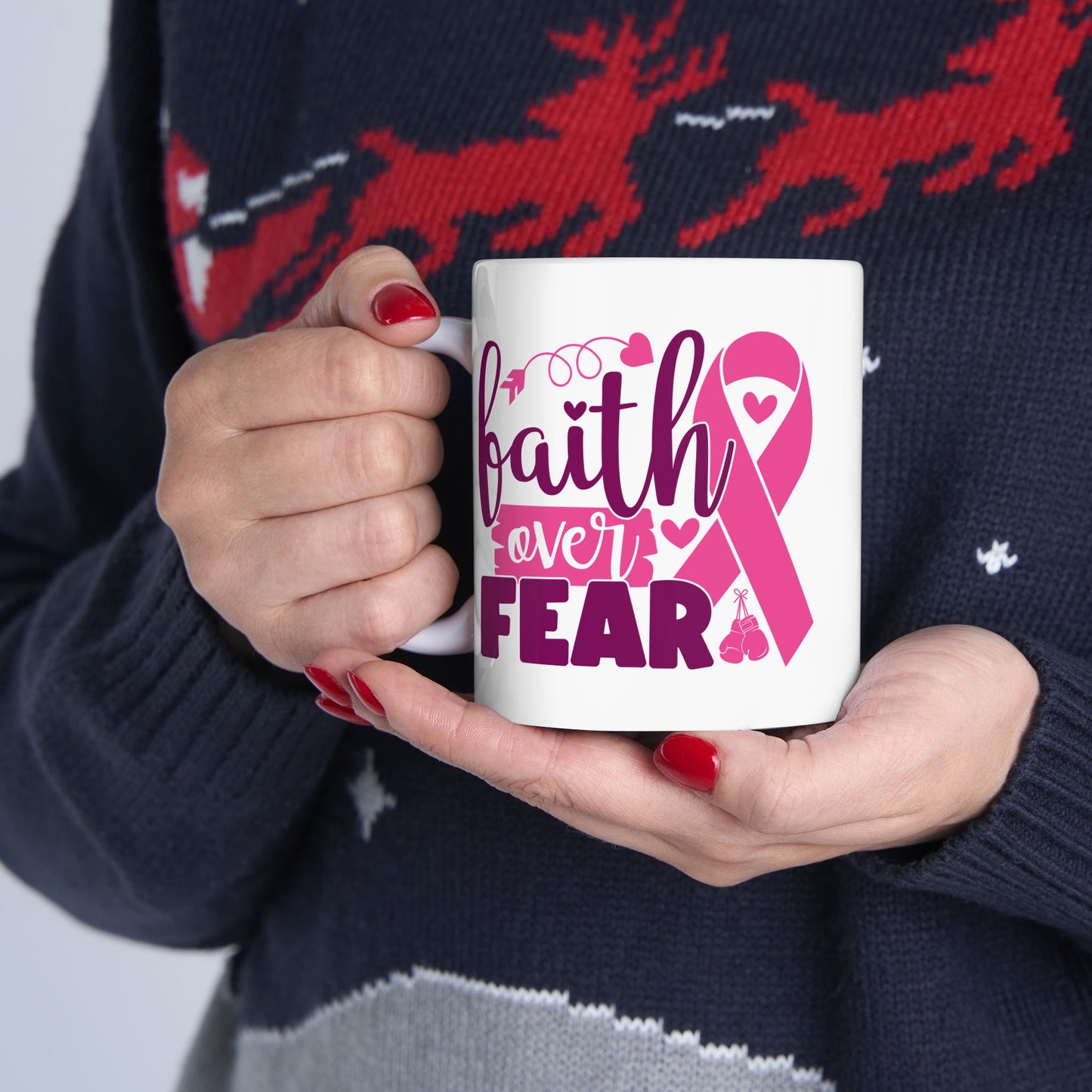 Support Mug - Faith Over Fear
