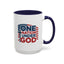 Religious Mug - One Nation Flag Cross