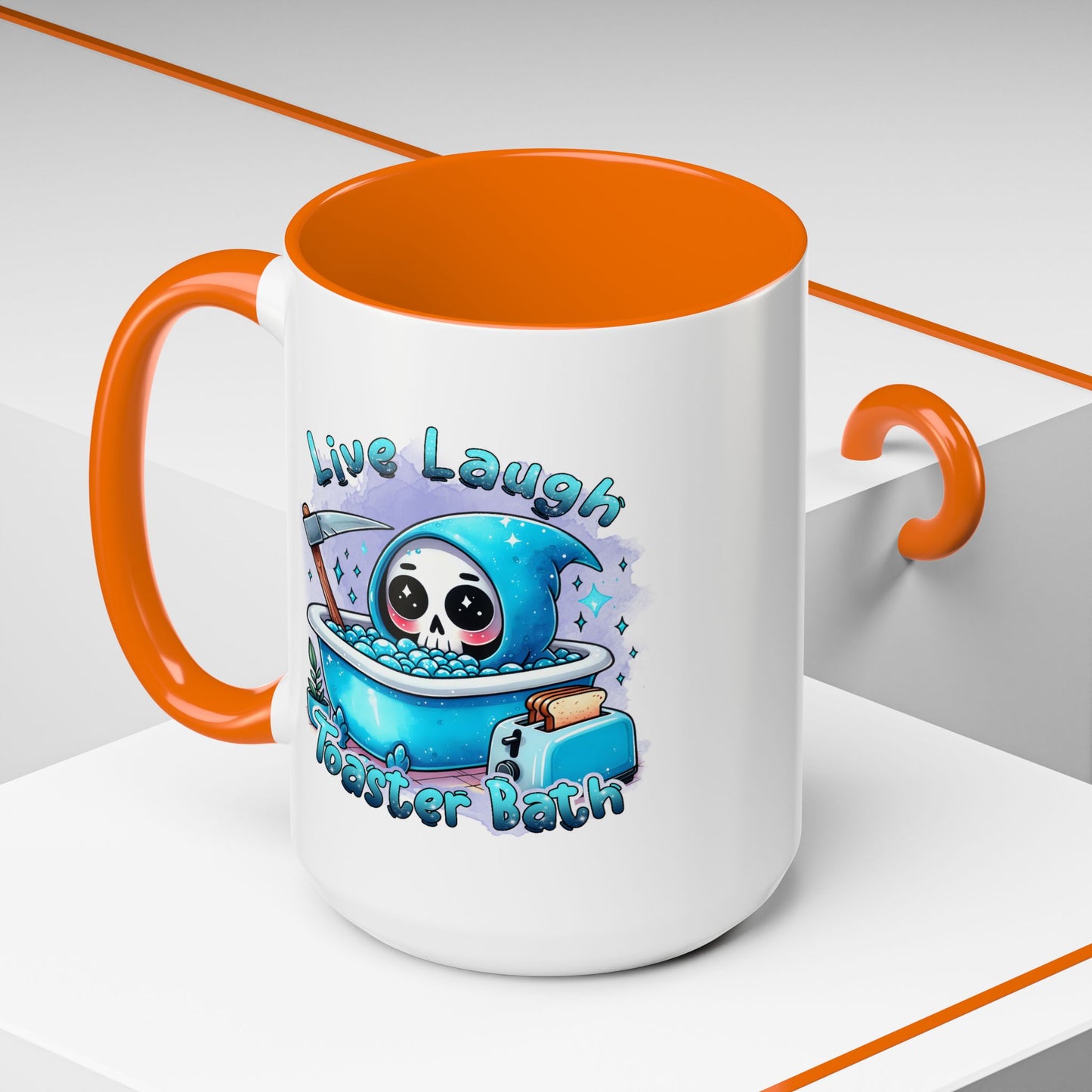 Adult Mug - Live Laugh Toaster Bath