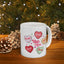 Motivation Mug - You Are Worthy Hearts