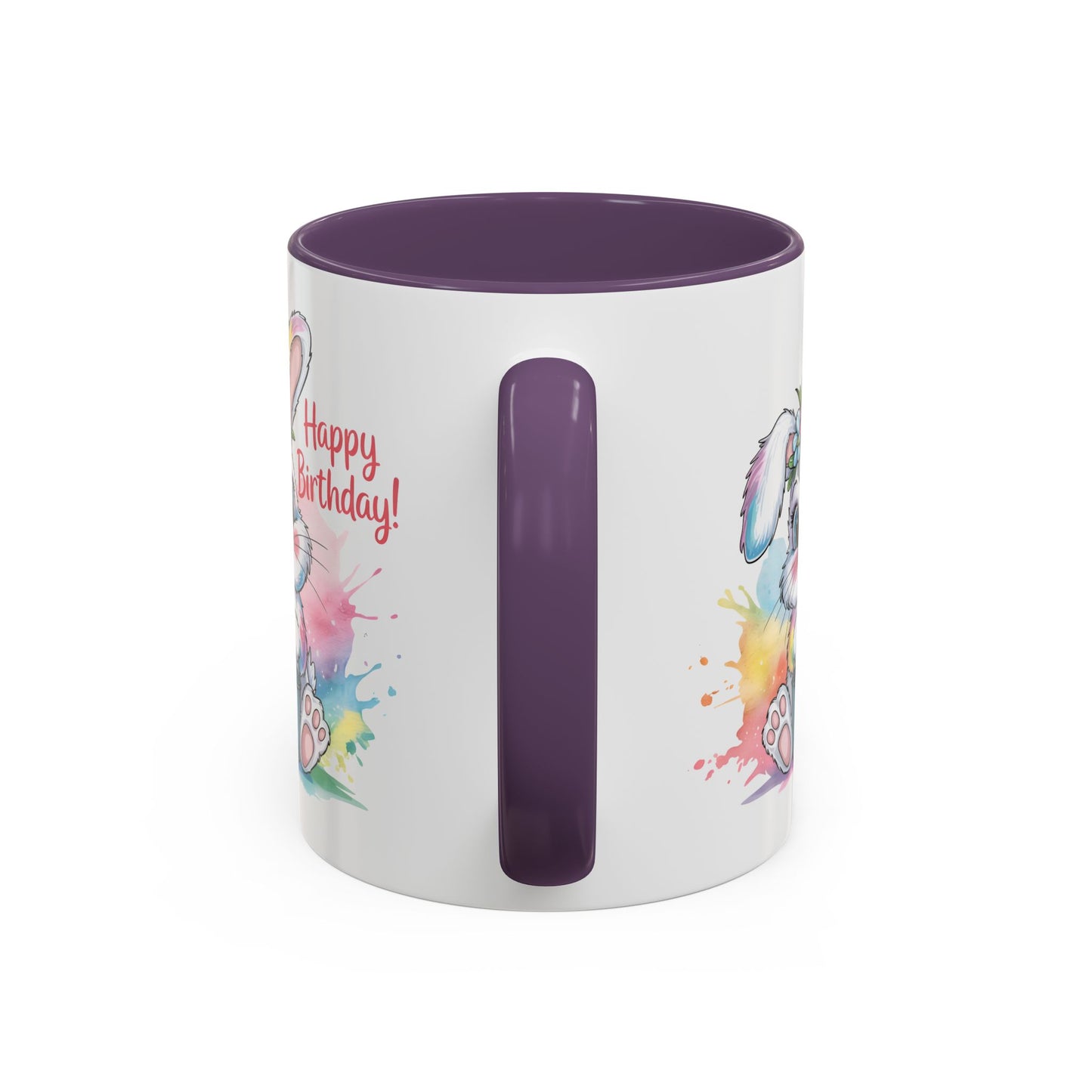 Birthday Mug - Happy Birthday Cute Bunny