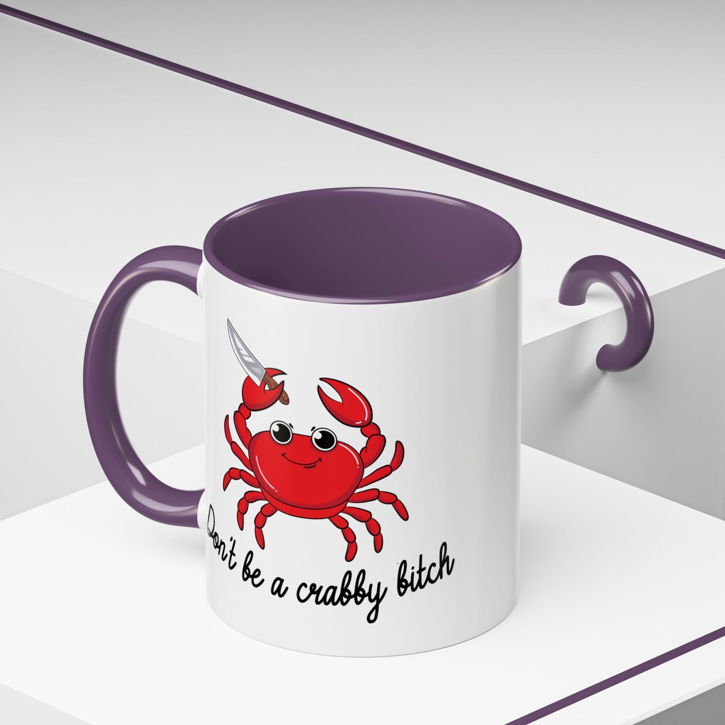 Adult Mug - Don't Be A Crabby Bitch