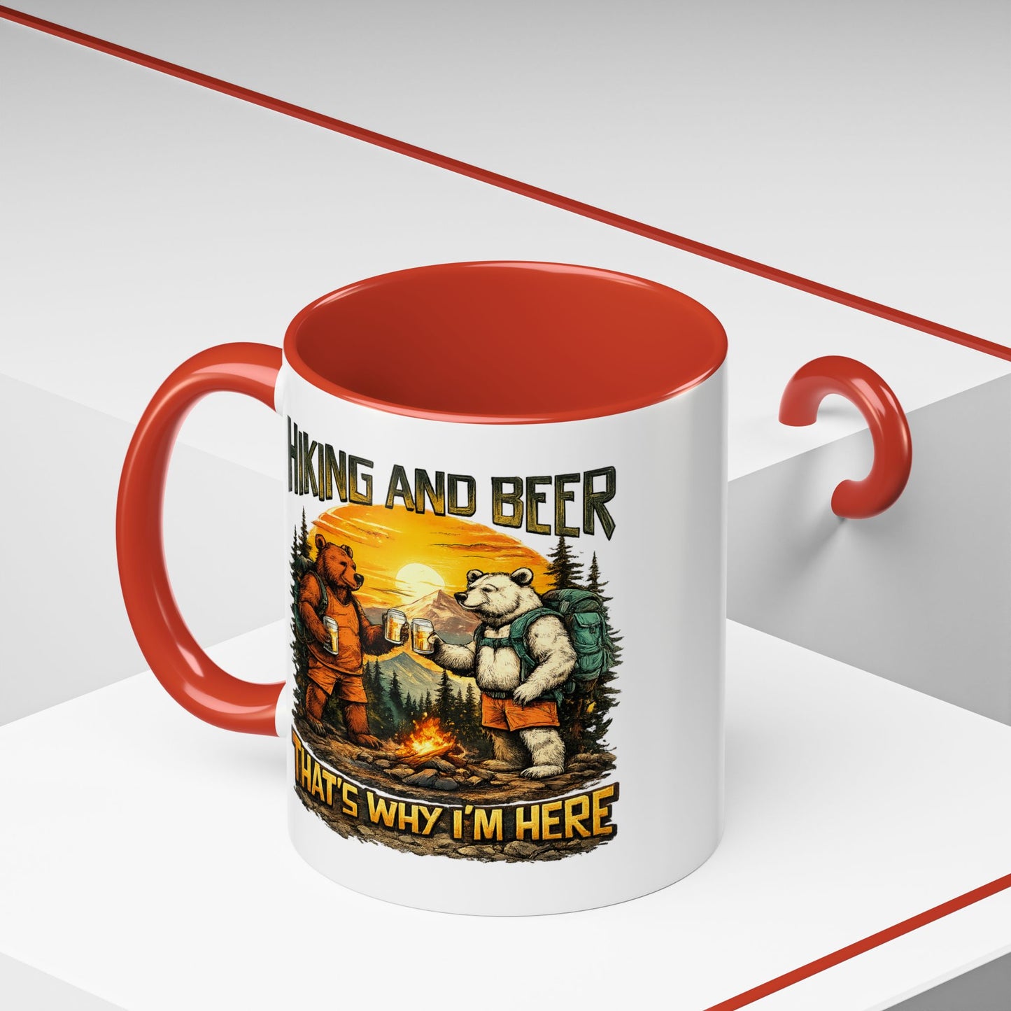 Humor Mug - Hiking and Beer