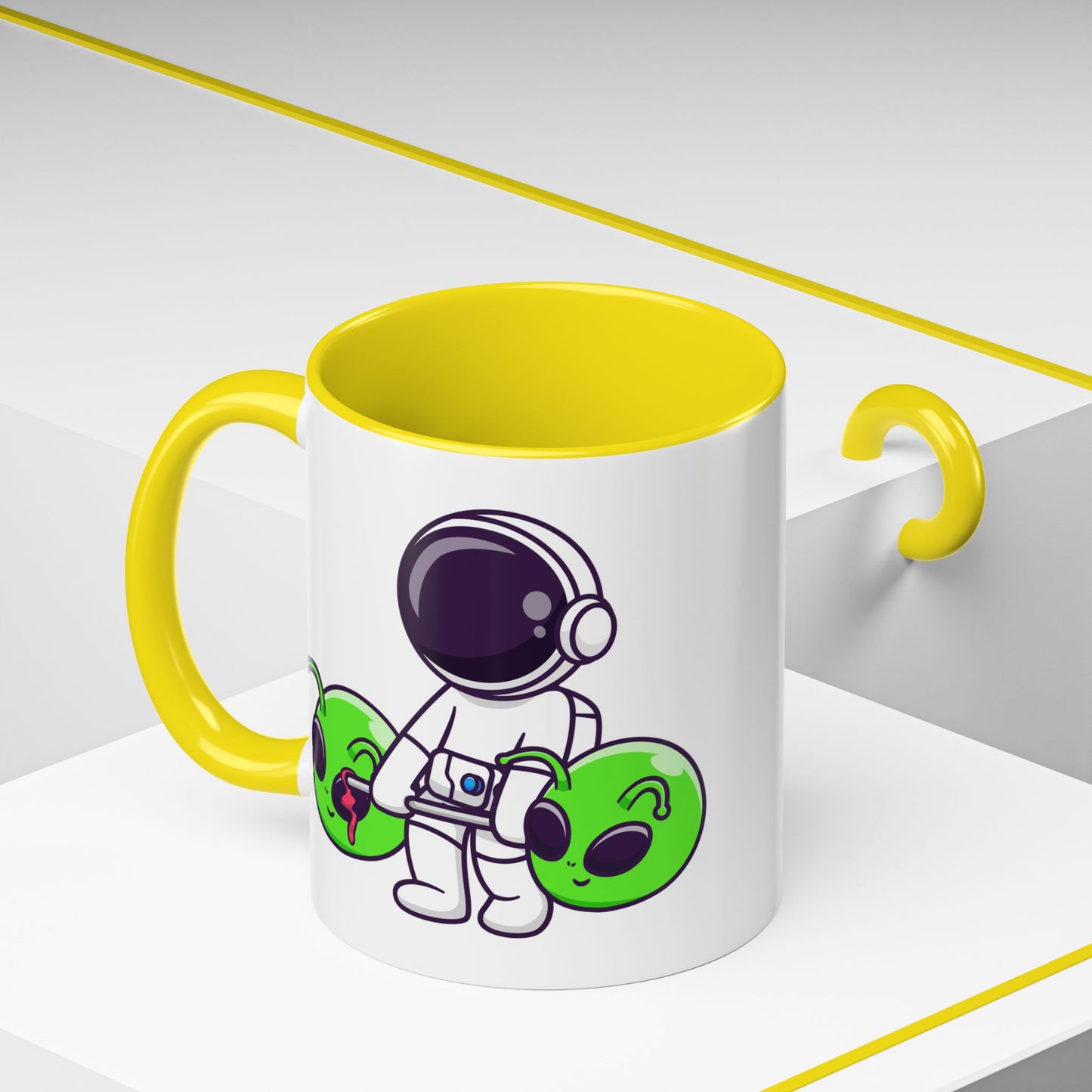 Alien Mug - Astronaut Lifting