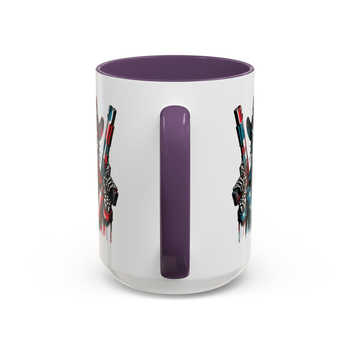 4th of July Mug - Skeleton with American Flag