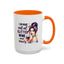 Humor Mug - I'm Made Out of Glitter Wine and Anxiety