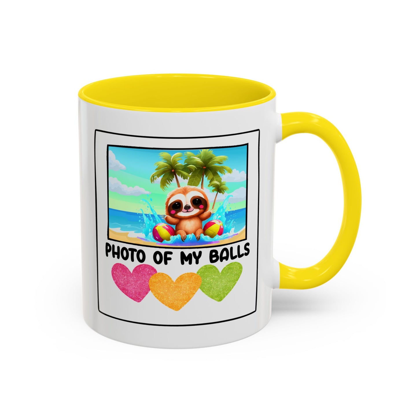 Adult Mug - Photo of My Balls