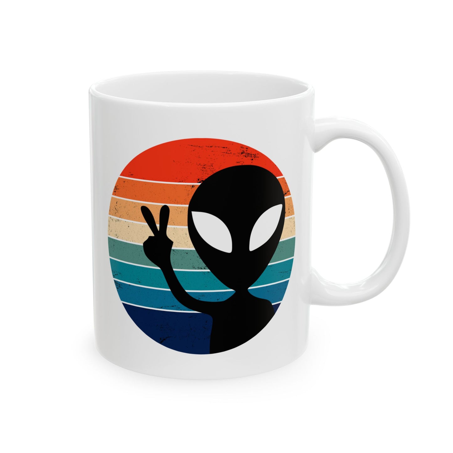 Alien Mug - Peace Alien