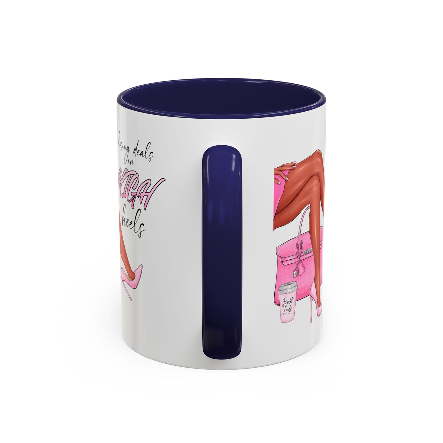 Humor Mug - Closing Deals in High Heels