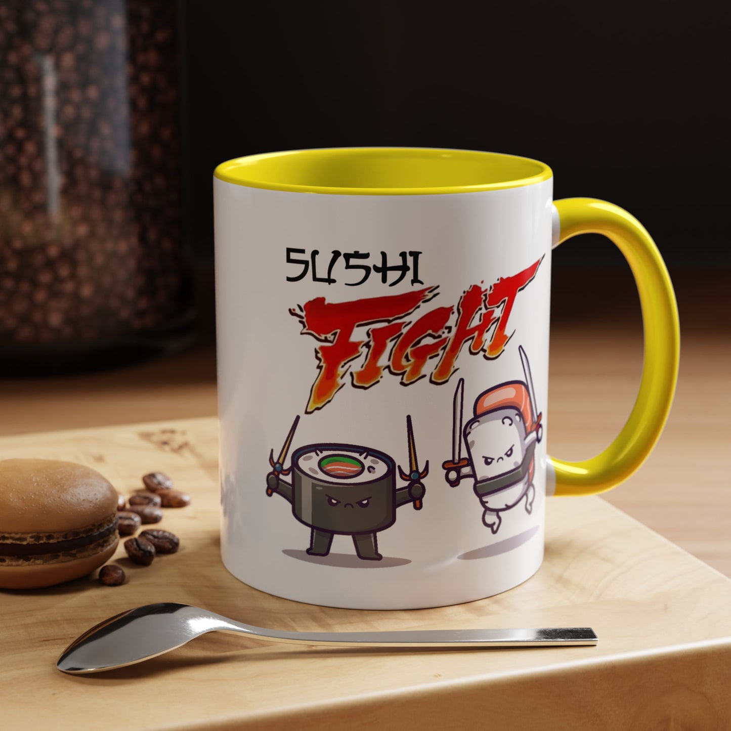 Humor Mug - Sushi Fight