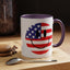 4th of July Mug - America Smiley Face