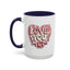Mother's Day Mug - Love You Mom Retro Heart