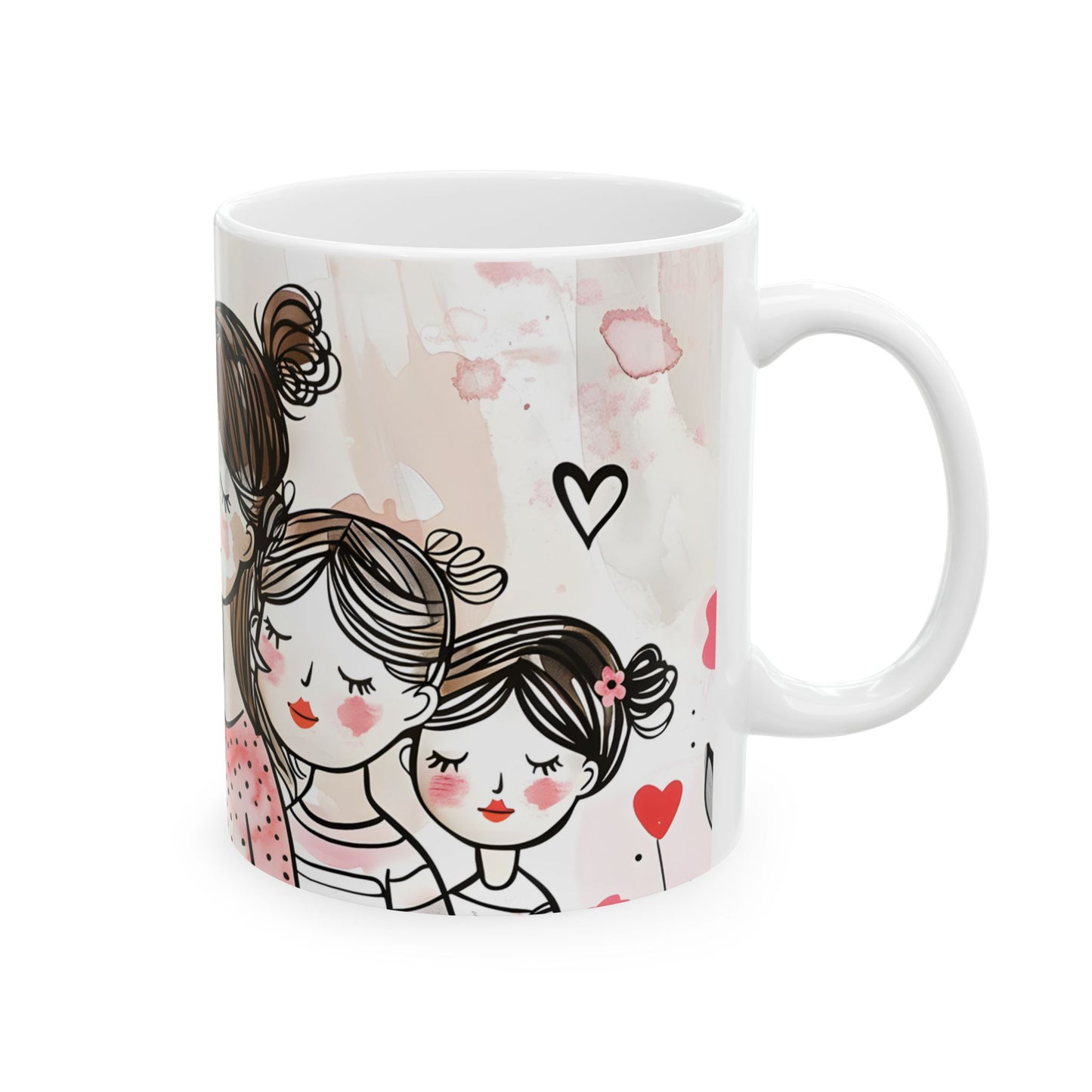 Mother's Day Mug - Mom & Daughters