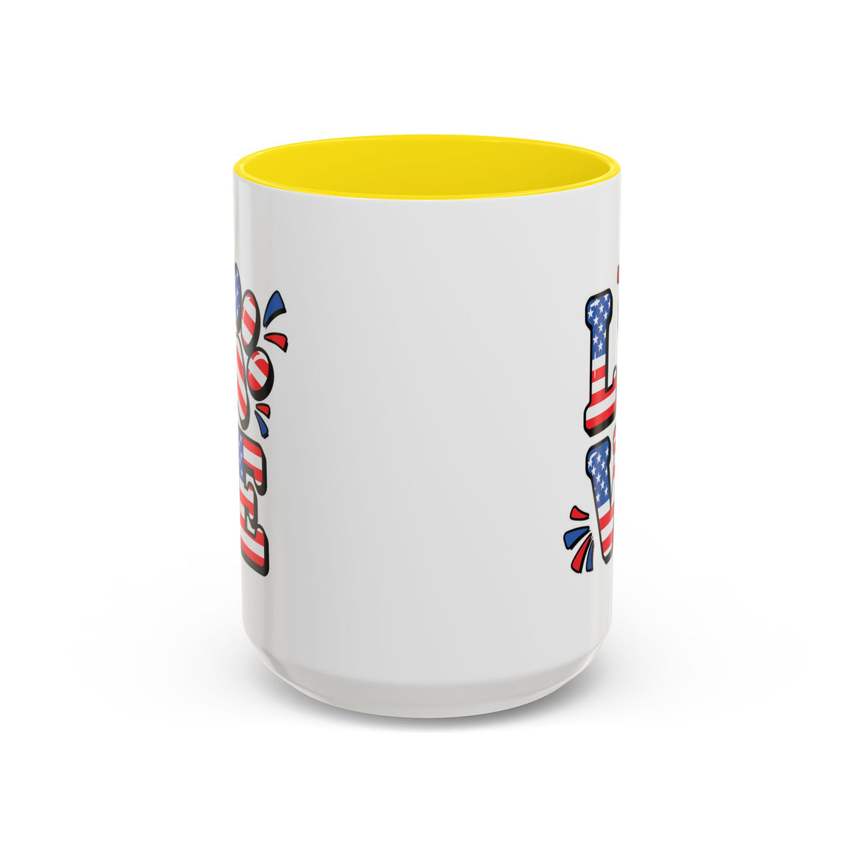 4th of July Mug - Animal Love USA Flag