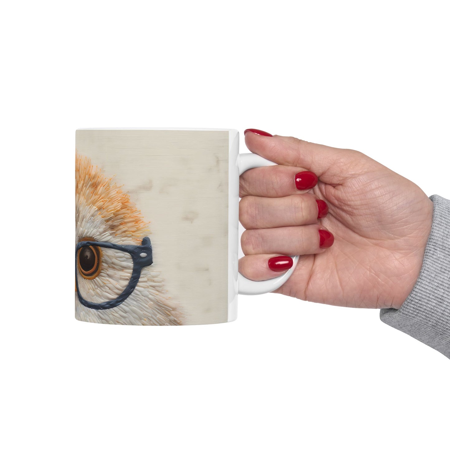 Artistic Mug - Felted Owl