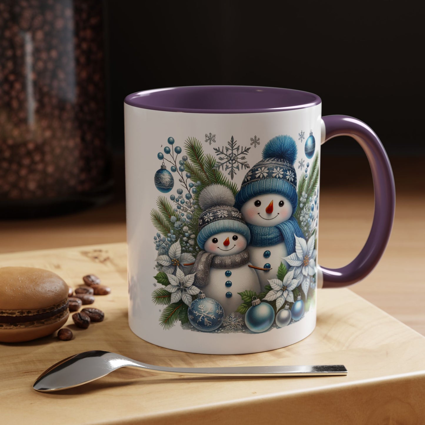 Christmas Mug - Blue Snowman Child