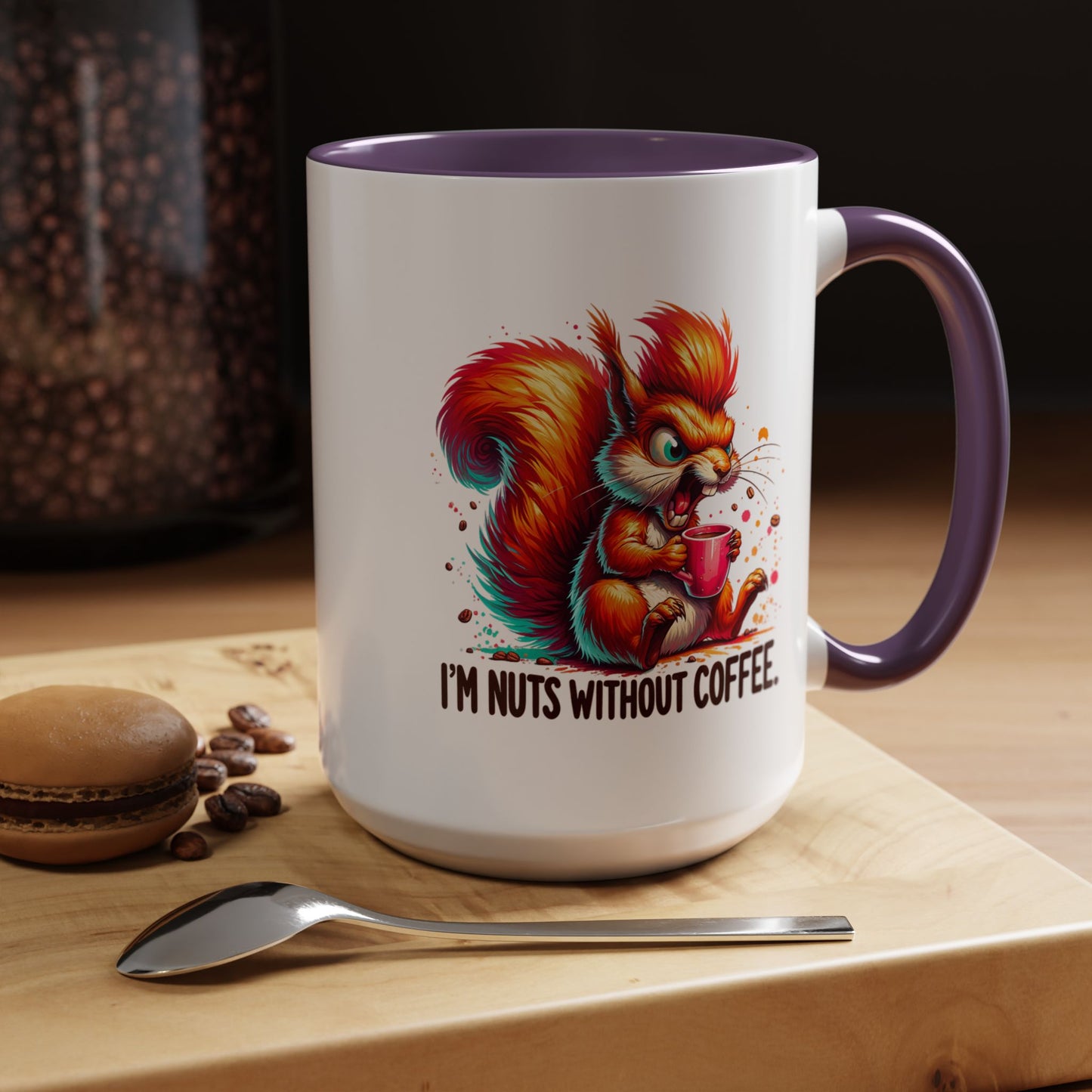 Humor Mug - I'm Nuts Without Coffee
