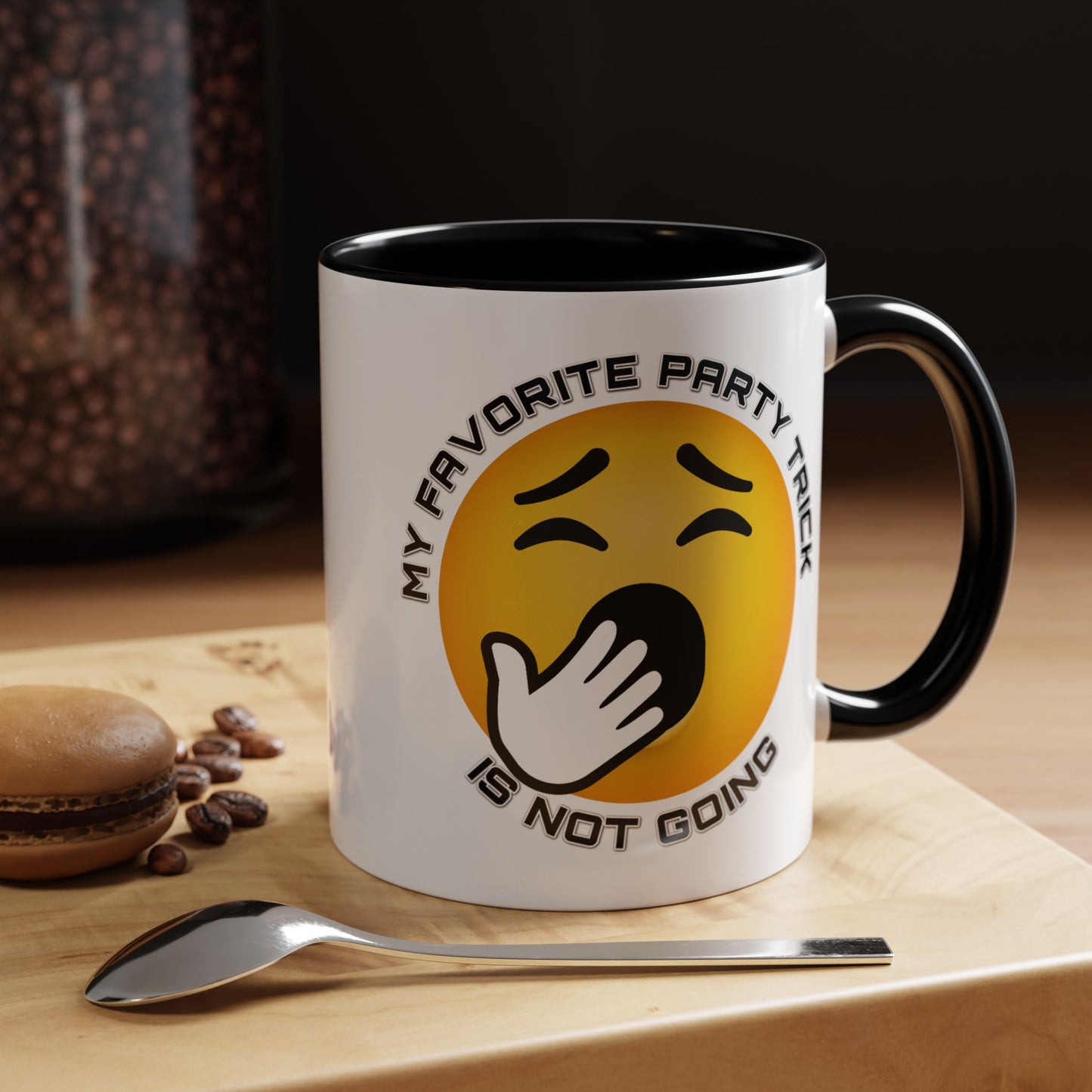 Humor Mug - My Favorite Party Trick is Not Going