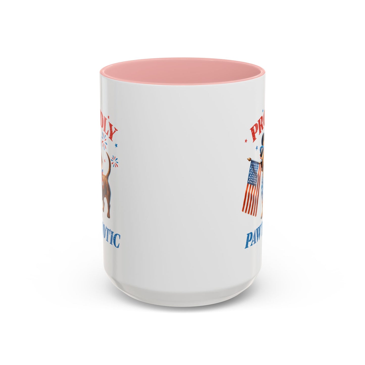 4th of July Mug - Proudly Pawtriotic Dog