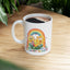 Wellness Mug - Think Happy Thoughts Rainbow Flowers
