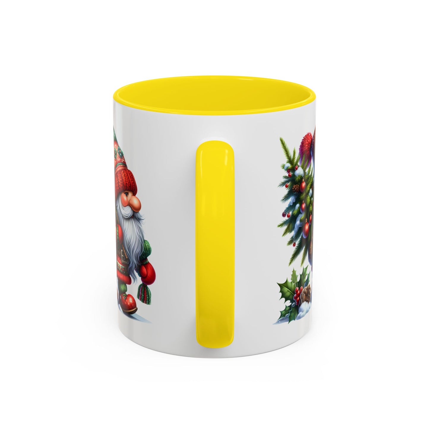 Christmas Mug - Gnome Christmas Tree and Pine Cone