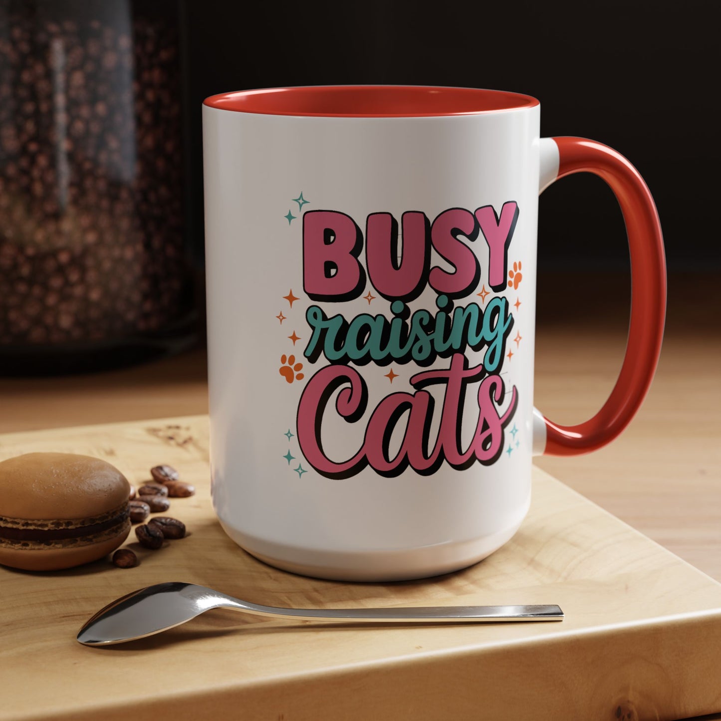 Animal Mug - Busy Raising Cats