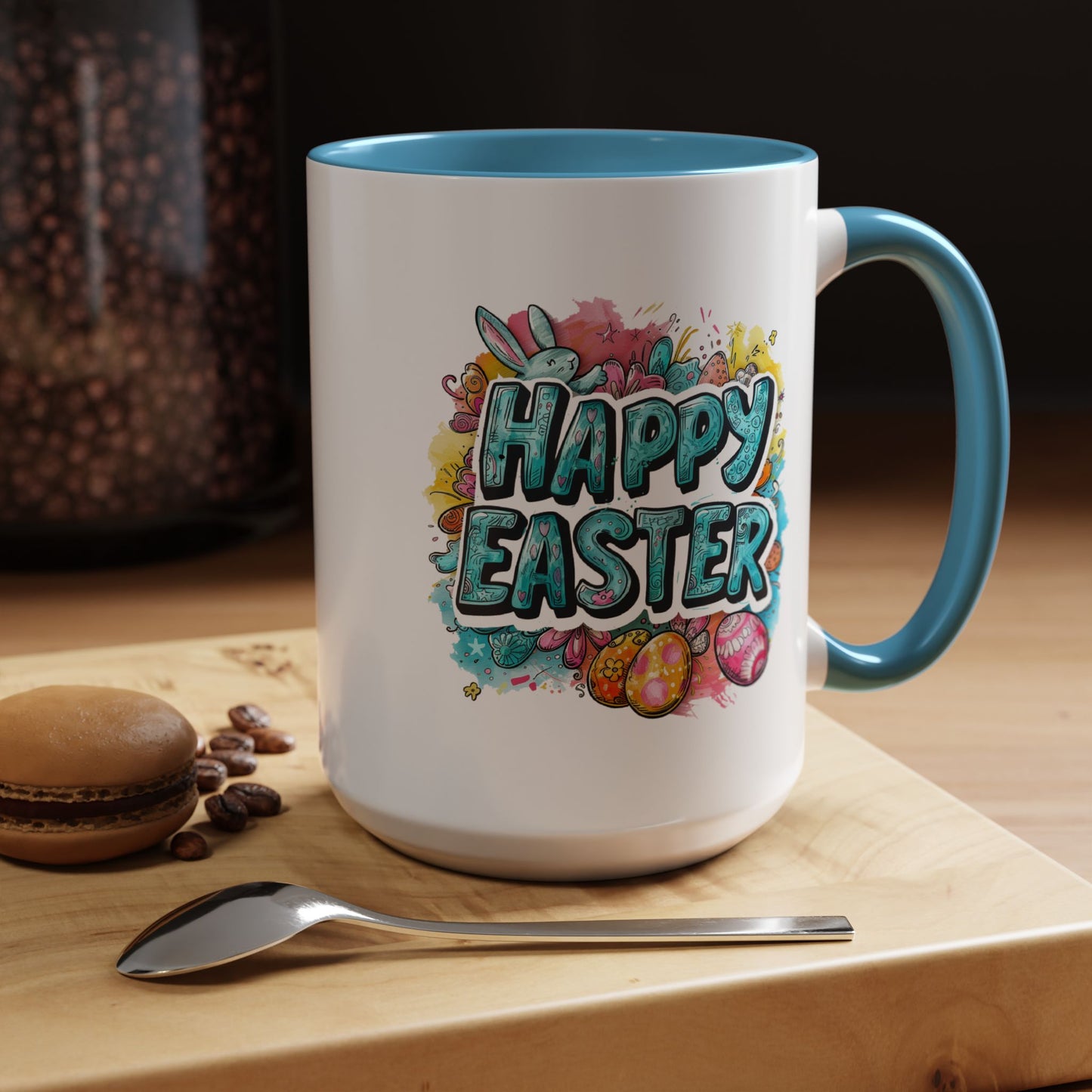 Easter Mug - Happy Easter Blue