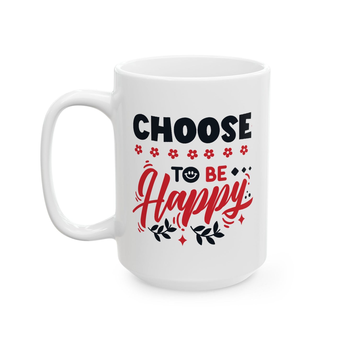 Wellness Mug - Choose To Be Happy Smiley