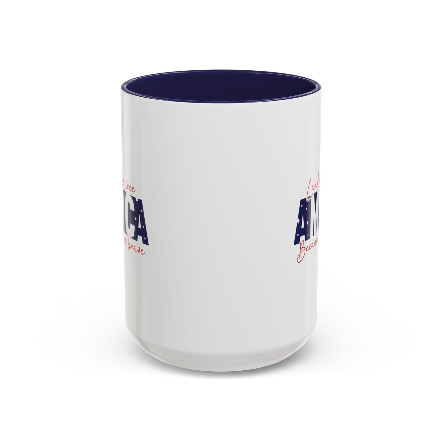 4th of July Mug - American Land of the Free Stars