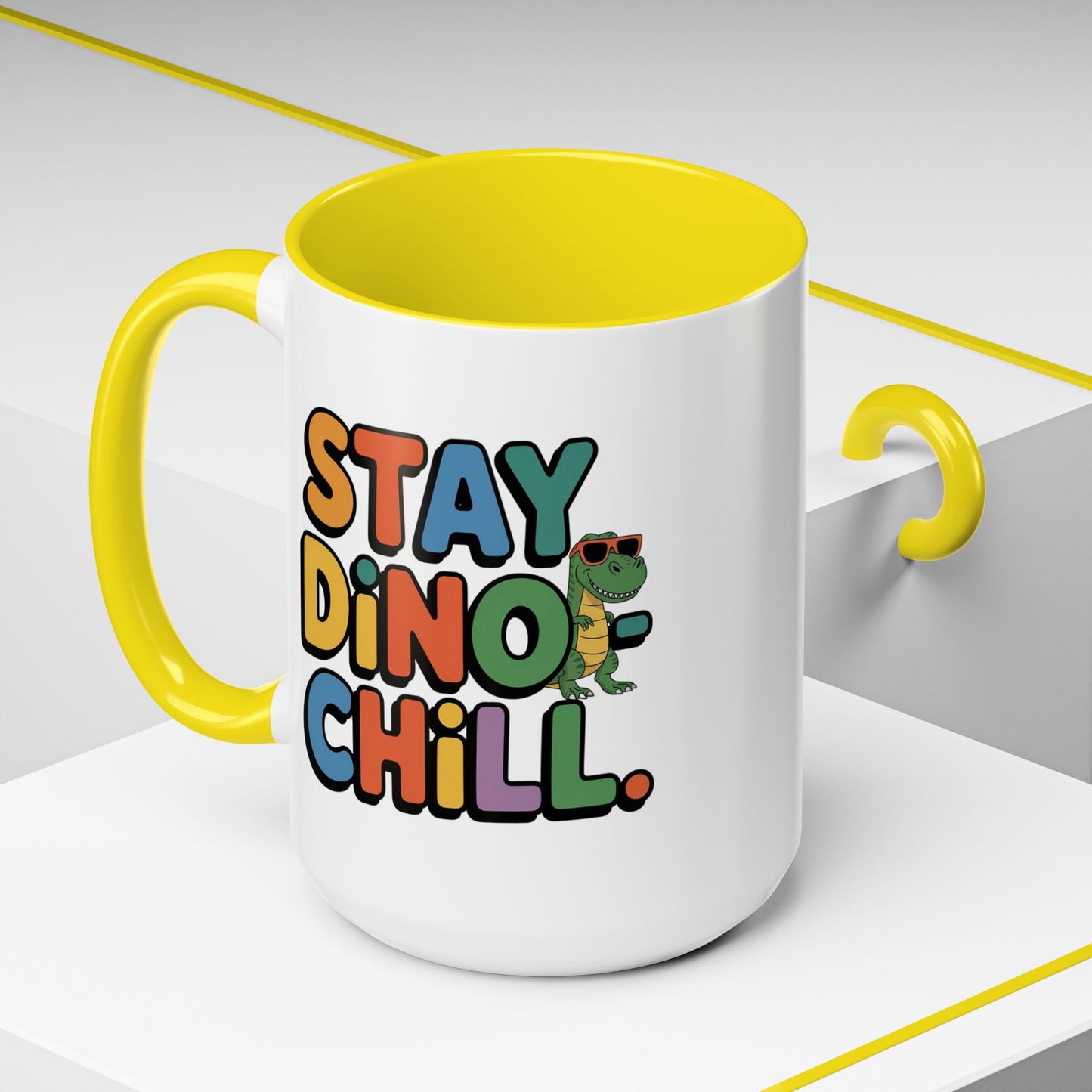 Humor mug - Stay Dino Chill