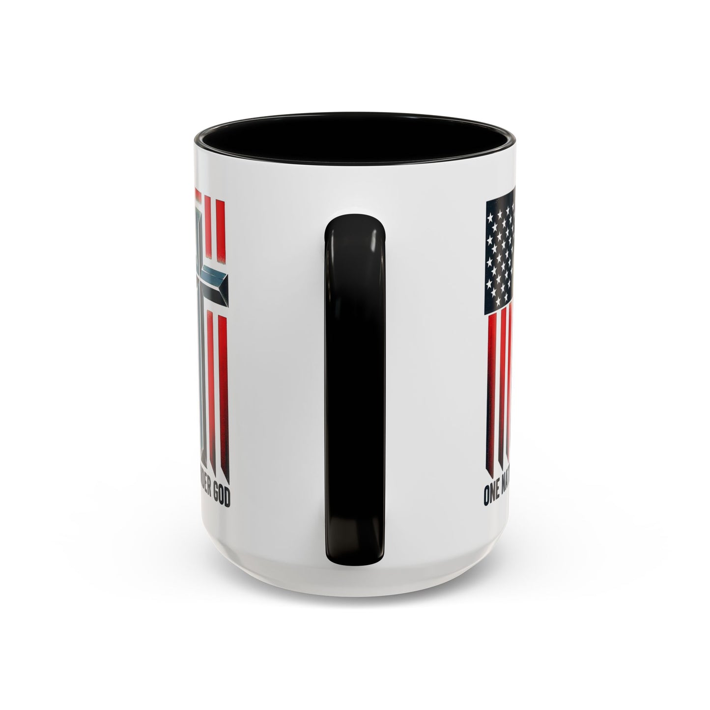 Religious Mug - One Nation Flag Cross