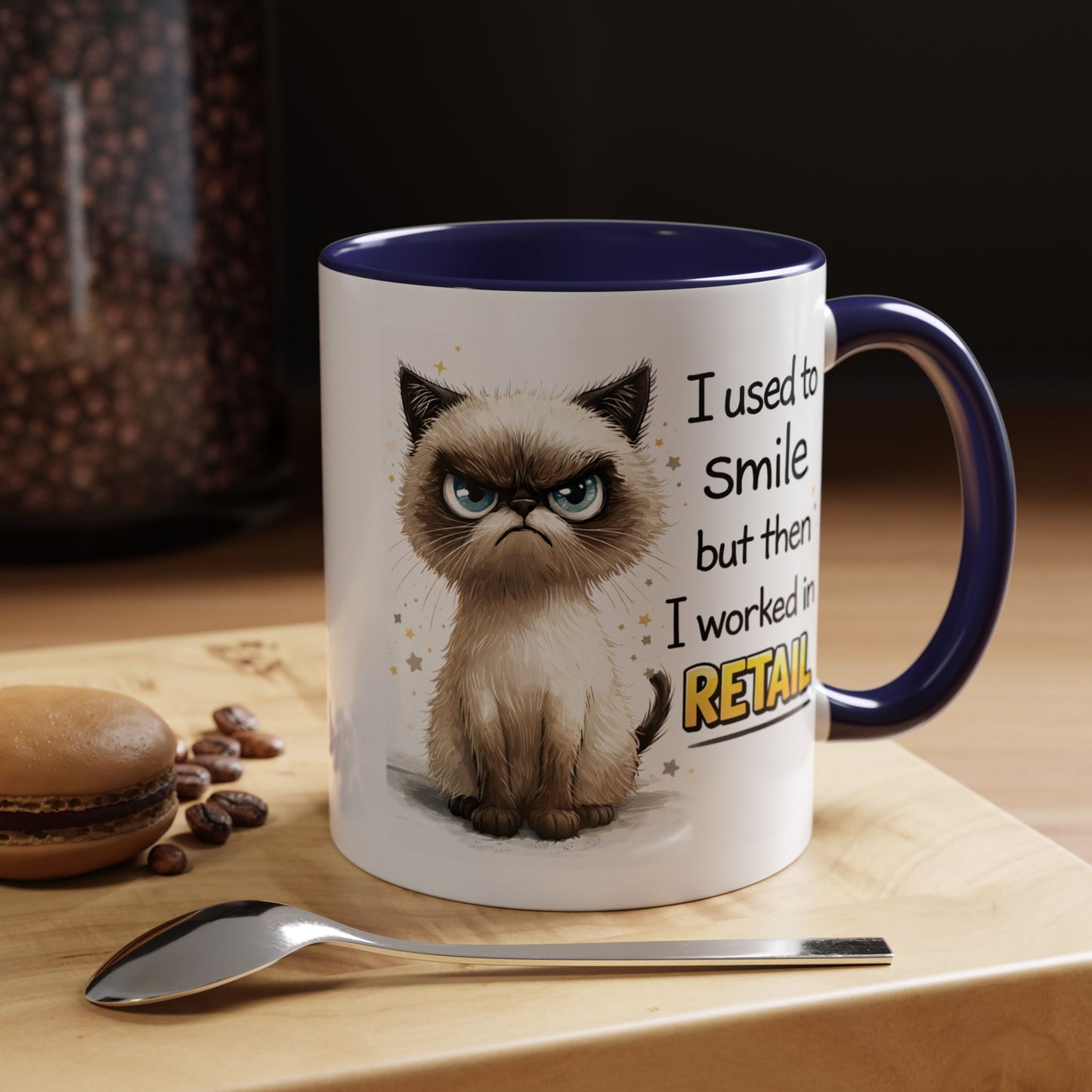 Humor Mug - I Used To Smile