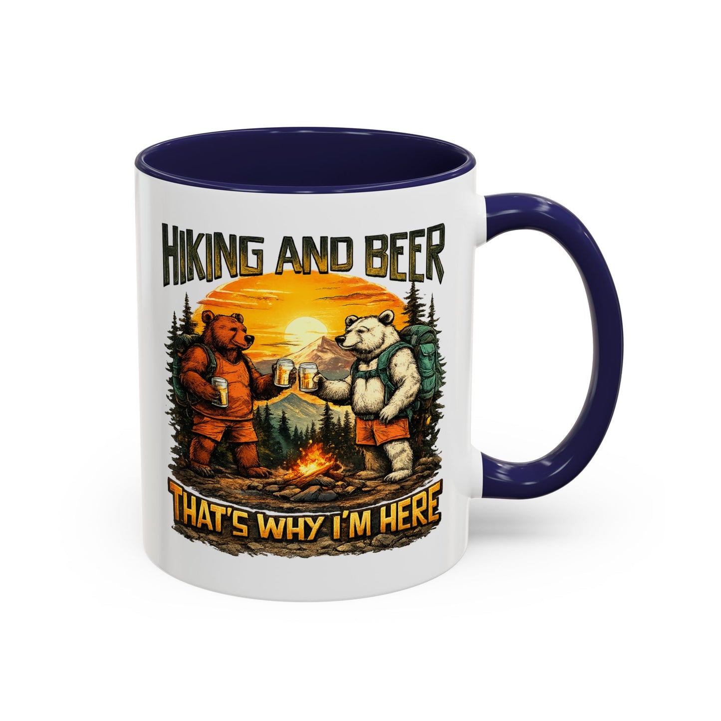Humor Mug - Hiking and Beer