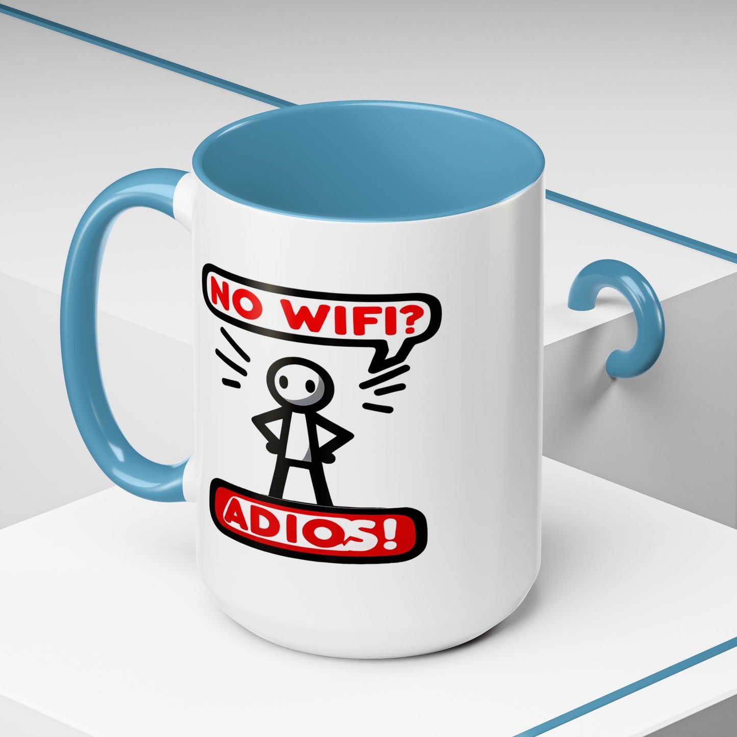 Humor Mug - No Wifi? Adios!