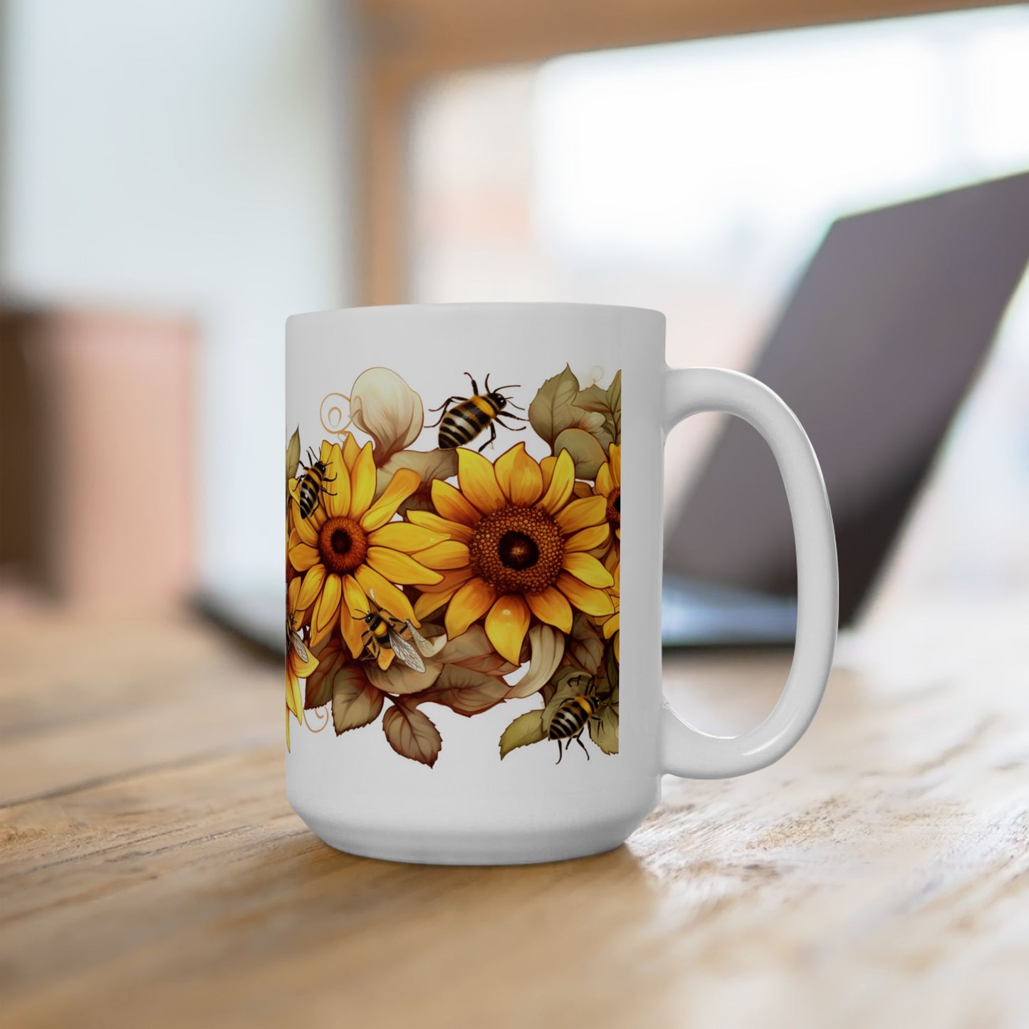 Artistic Mug - Flower Bees