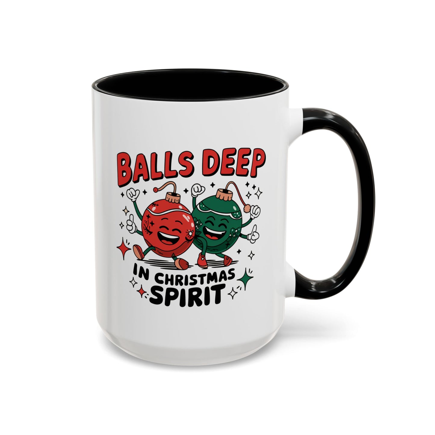 Adult Mug - Balls Deep in Christmas Spirit