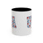 4th of July Mug - USA EST 1776 Floral
